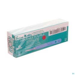 Scalpel S.m Disposable Sterile Nr15 10