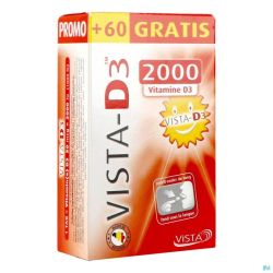 Vista D3 2000 Promo Comprimés Fondants 120 + 60 Gratuits