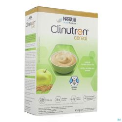 Clinutren Cereal Pomme Noisette Pdr 450g Nf