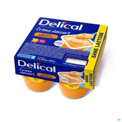 Delical Crème Dessert Hp-hc S/lact.abric 4x125g 