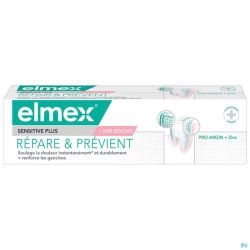 Elmex Dentifrice Sensitive Plus Repare & Prévient 75ml 