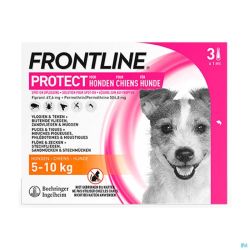 Frontline Protect Spot On pour Chien de 5 à 10kg 3 Pipettes