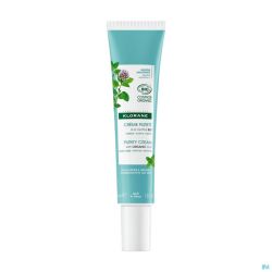 Klorane Visage Menthe Aquatique Crème Purete 40ml