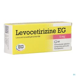 Levocetirizine E.g. 40 Comprimés 5 Mg