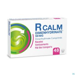 R Calm Dimenhydrinate 48 Comprimés/comprimés