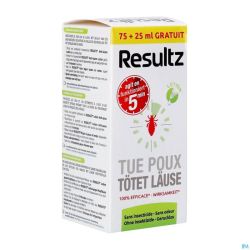 Resultz Lotion A/poux 75ml+25ml Promo