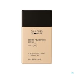 Couleurs De Noir Serum Fdt Spf30 03 Beige Rose30ml