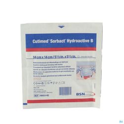 Cutimed Sorbact Hydroactive B 14x14,0cm 1 7993302