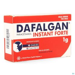 Dafalgan Instant Forte 1Gr 10 Sachets