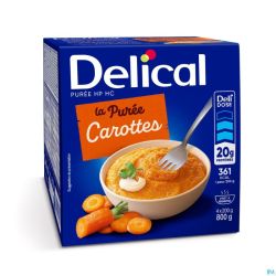 Delical Puree Carottes Hphc 4x200g