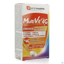 Multivit' 4g Energie 30 Comprimés Effervescents