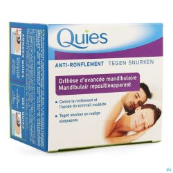 Quies Orthese Mandibulaire Anti Ronflement et Diminue les Apnées