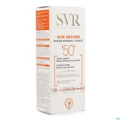 Sun Secure Minéral Teite Peau Sèche Ip50+ 60ml