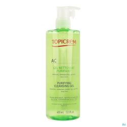 Topicrem Ac Gel Nettoyant Purifiant Tube 400ml