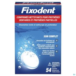 Fixodent Tablettes Dentiers Comp 54