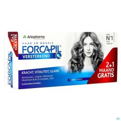 Forcapil Fortifiant 3x60 Gélules Promo 1 Mois Gratuit