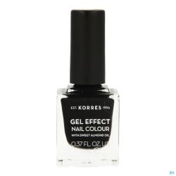 Korres Km Gel Effect Nail 100 Black 11ml