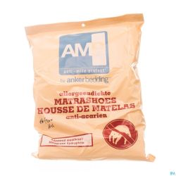Amp Housse Anti Acarien 160x200x16cm
