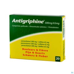 Antigriphine 20 Comprimés