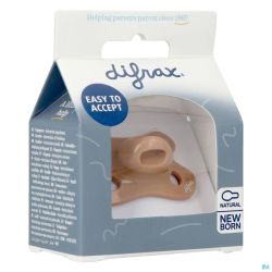 Difrax Sucette Natural Newborn Uni Caramel