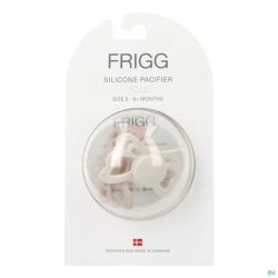 Frigg Fopspenen Butterfly T2 Silicon Cream/blush 2