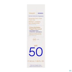 Korres Ks Yoghurt Crème Solution Vis&yeux Ip50 Sans Parfum.40ml