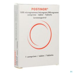 Postinor 1 Comprimés 1500 Mcg