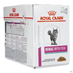 Royal Canin Vdiet Feline Renal Tuna Pouch 12x85g