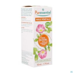 Puressentiel Huile Vegetale Bio Rose Musquee 50ml