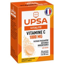 Upsa C Energy 1000mg 60 Comprimés Effervescents