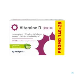 Vitamine D 3000iu Comprimés Mâcher 140+28 Metagenics