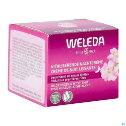 Weleda Crème Nuit Liss. Rose Musq.&thé Blanc 40ml