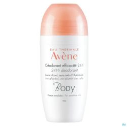 Avène Body Deodorant Efficacite 24h 50ml 