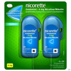 Nicorette Freshmint 80 Comprimés A Sucer 4 Mg