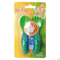 Nuby Cuillère Et Fourchette 1e Âge + 9mois