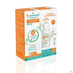 Puressentiel Articulation Roller Duo Promo 14 Huiles Essentielles 2x75ml