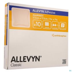 Allevyn Adhes 17,5 X 17,5cm 0011 10 Pièce