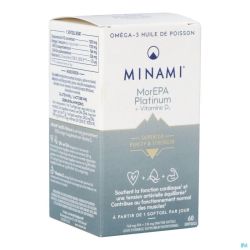 Minami Morepa Platinum + Vit D3 Gélules 60