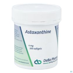 Astaxanthine 4mg Softcaps 100 Deba 