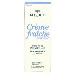 Crème Fraîche Crème Riche Hydratante 48h 30ml Prix Permanent
