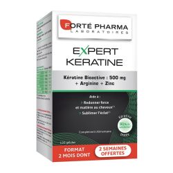 Expert Keratine Forte Pharma  120 Gélules  2 Semaines Gratuites