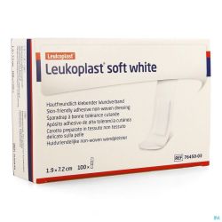 Leukoplast Soft White 19x72mm 100