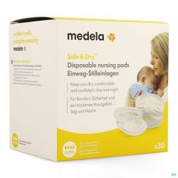 Medela Compr D'allaitement Jetable 30 Pièce