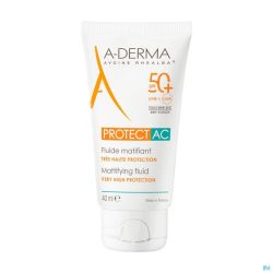 Aderma Protect Ac Fluide Matifiant Spf50+ 40ml