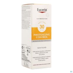 Eucerin Sun Fluide Matifiant Visage Anti-âge Spf 30