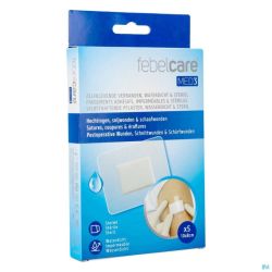 Febelcare Med3 Pans. Adh. Ster. Waterproof 8x10cm 5