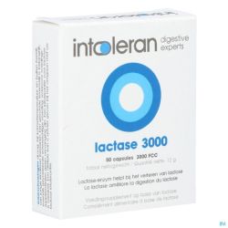 Intoleran Lactase 3000 Fcc Gélules 50