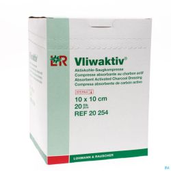 Vliwaktiv Compr Charbon Ster 10x10 20254