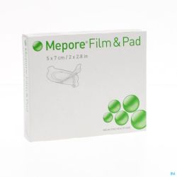 Mepore Film + Pad Ovale 5x7cm 275210 5 P