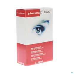 Pharmaclean Nettoyant pour Lentilles + Etui à Lentilles 3x360ml